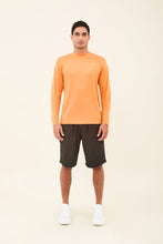 Lataa kuva gallerian katseluohjelmaan, Model Front: Uv Line Rashguard Longsleeve Uvpro Masc Orange Upf50+
