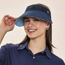 Lataa kuva gallerian katseluohjelmaan, Gallery: Uv Line Visor Visor Bali Fem Navy Light Blue Upf50+
