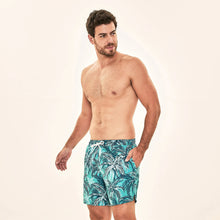 Lataa kuva gallerian katseluohjelmaan, Image 02: Uv Line Badeshorts Short Acqua Coqueiros Turquesa Upf50+
