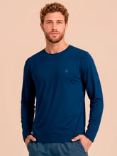 Lataa kuva gallerian katseluohjelmaan, Gallery: Uv Line Rashguard Longsleeve Uvpro Masc Cobalt Upf50+
