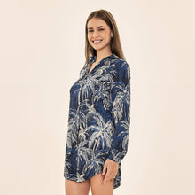 Lataa kuva gallerian katseluohjelmaan, Image 06: Uv Line Hemdblusenkleid Shirtdress Coqueiros Marinho Upf50+

