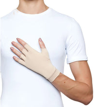 Lataa kuva gallerian katseluohjelmaan, Model Front: Uv Line Handschuhe Short Gloves Uni Beige Upf50+
