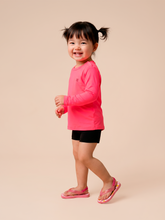 Lataa kuva gallerian katseluohjelmaan, Image 03: Uv Line Rashguard Longsleeve Baby Pink Fluor Upf50+
