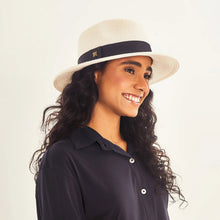 Lataa kuva gallerian katseluohjelmaan, Image 02: Uv Line Panamahut Hat Shanghai Imp Uni White Black Upf50+
