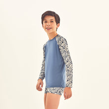 Lataa kuva gallerian katseluohjelmaan, Image 02: Uv Line Rashguard Rash Guard Kids Costela Aco Off White Upf50+
