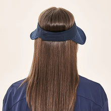 Lataa kuva gallerian katseluohjelmaan, Model Back: Uv Line Visor Visor Bali Fem Navy Light Blue Upf50+
