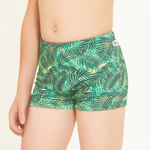 Lataa kuva gallerian katseluohjelmaan, Image 02: Uv Line Jungen-Badehose Swim Trunks Kids Leaves Upf50+
