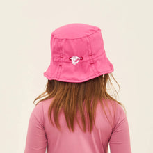 Lataa kuva gallerian katseluohjelmaan, Model Back: Uv Line Eimerhut Hat Napoli Basic Kids Nac Inf Pink Upf50+
