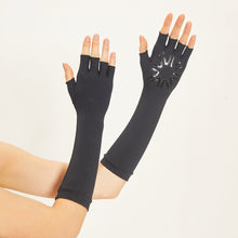 Lataa kuva gallerian katseluohjelmaan, Image 05: Uv Line Handschuhe Long Gloves Uni Black Upf50+
