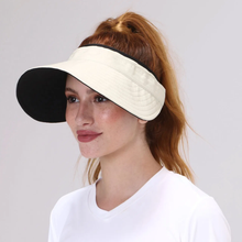 Lataa kuva gallerian katseluohjelmaan, Image 02: Uv Line Visor Visor Bali Fem Sand Black Upf50+
