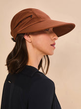 Lataa kuva gallerian katseluohjelmaan, Model Back: Uv Line Mützen Visor Capri Colors Nac Fem Coniac Upf50+

