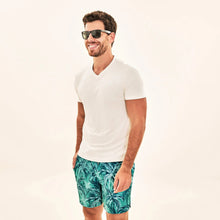 Lataa kuva gallerian katseluohjelmaan, Image 05: Uv Line Badeshorts Short Acqua Coqueiros Turquesa Upf50+
