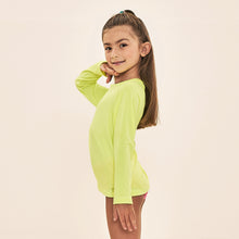 Lataa kuva gallerian katseluohjelmaan, Image 02: Uv Line Rashguard Acqua Qr Code Amarelo Fluor Upf50+
