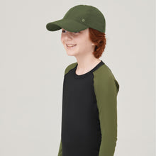Lataa kuva gallerian katseluohjelmaan, Image 02: Uv Line Mützen Cap Teen Colors Verde Militar Upf50+
