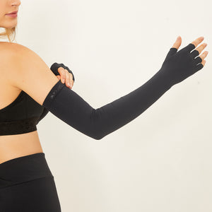 Image 06: Uv Line Handschuhe Extra Long Glove Preto Upf50+