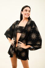 Lataa kuva gallerian katseluohjelmaan, Gallery: Uv Line Strandkleid Kimono Shine-Preto Upf50+
