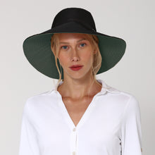 Lataa kuva gallerian katseluohjelmaan, Model Front: Uv Line Schlapphut San Diego Preto Verde Upf50+
