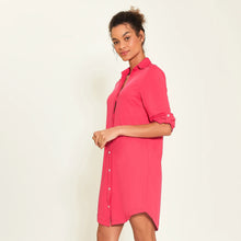 Lataa kuva gallerian katseluohjelmaan, Image 02: Uv Line Hemdblusenkleid Shirtdress Copenhagen Pink Upf50+

