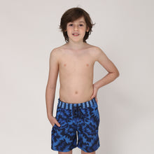 Lataa kuva gallerian katseluohjelmaan, Model Front: Uv Line Jungen-Badehose Short Acqua Oceano Inf Upf50+
