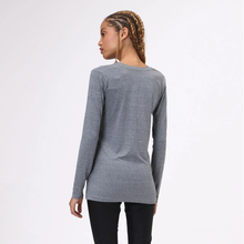 Lataa kuva gallerian katseluohjelmaan, Model Back: Uv Line Fitness-Top Sport Fit Mescla
