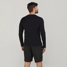 Lataa kuva gallerian katseluohjelmaan, Model Back: Uv Line Fitness-Top Sport Fit Ml Preto Msc

