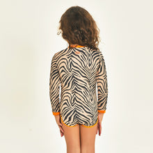 Lataa kuva gallerian katseluohjelmaan, Model Back: Uv Line Baby-Bademode Swimsuit Baby Zebra Upf50+
