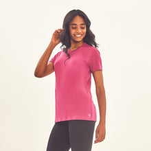 Lataa kuva gallerian katseluohjelmaan, Image 02: Uv Line Fitness-Top T-Shirt Sport Fit Fuchsia Upf50+
