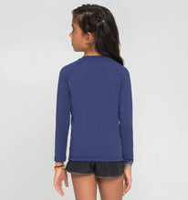Lataa kuva gallerian katseluohjelmaan, Model Back: Uv Line Rashguard Uvpro Br Ml Inf Marinho
